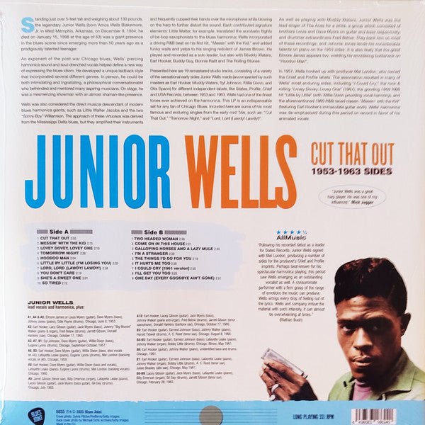 LP Junior Wells – Cut That Out (1953-1963 Sides) Nuevo precintado - Image 2