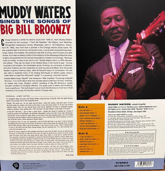 LP Muddy Waters – Muddy Waters Sings The Songs Of Big Bill Broonzy Nuevo precintado - Image 2