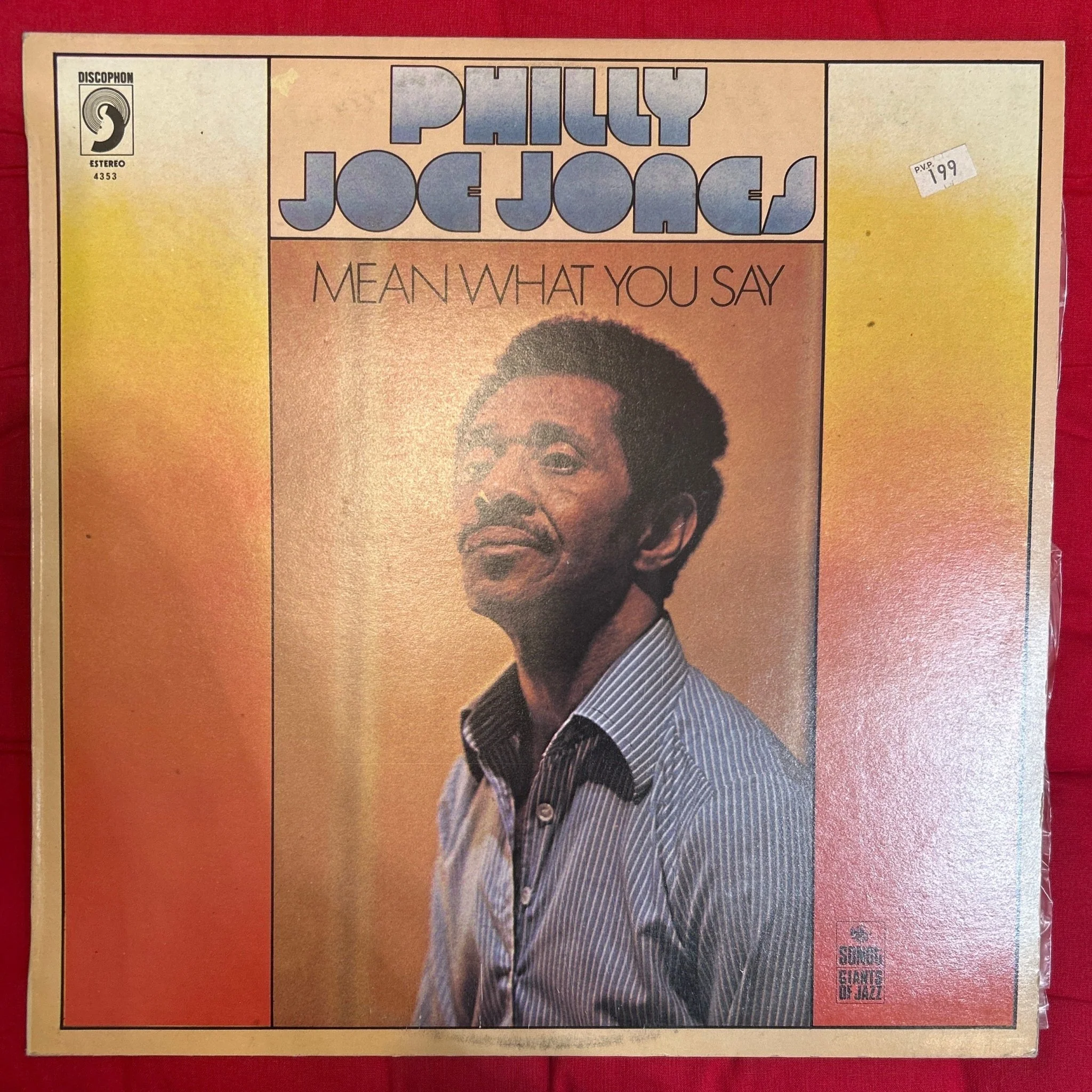 LP Philly Joe Jones ‎– Mean What You Say 2ª Mano (Producto exclusivo recogida en tienda)