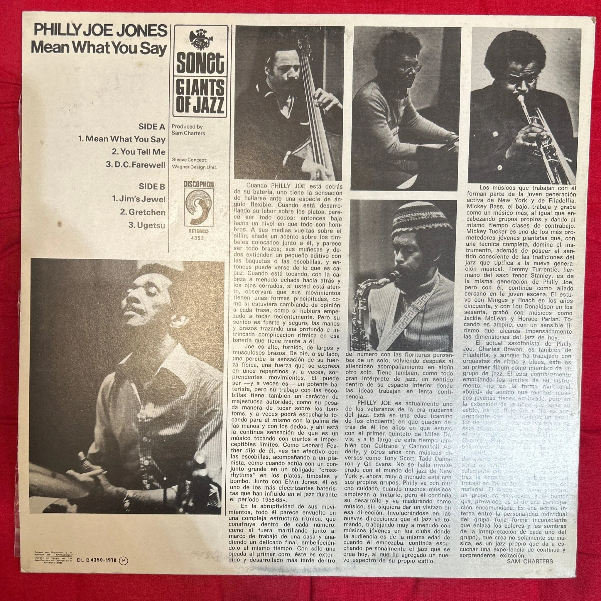 LP Philly Joe Jones ‎– Mean What You Say 2ª Mano (Producto exclusivo recogida en tienda) - Image 2