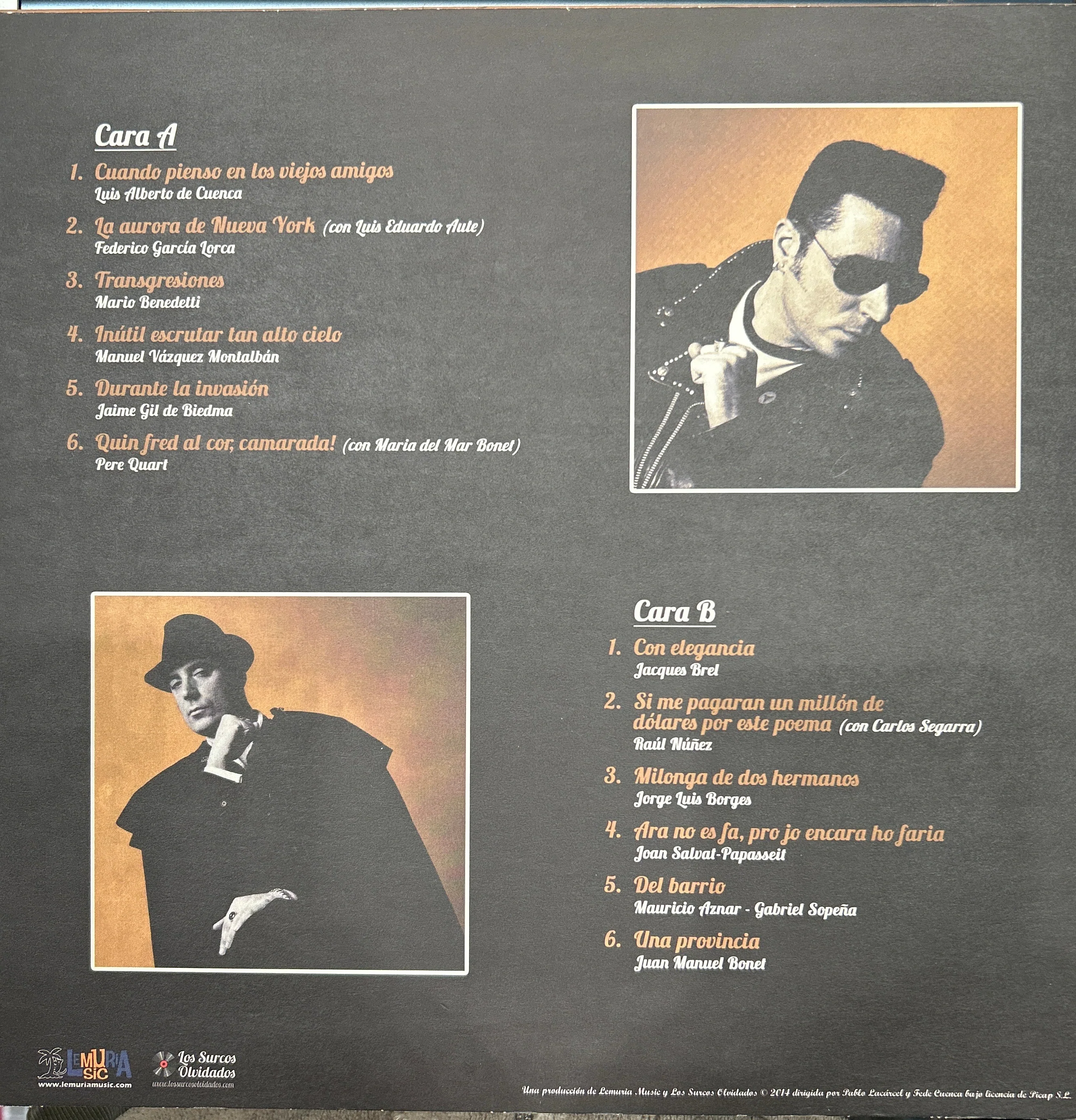 LP Loquillo ‎– Con Elegancia 2ª mano - Image 2