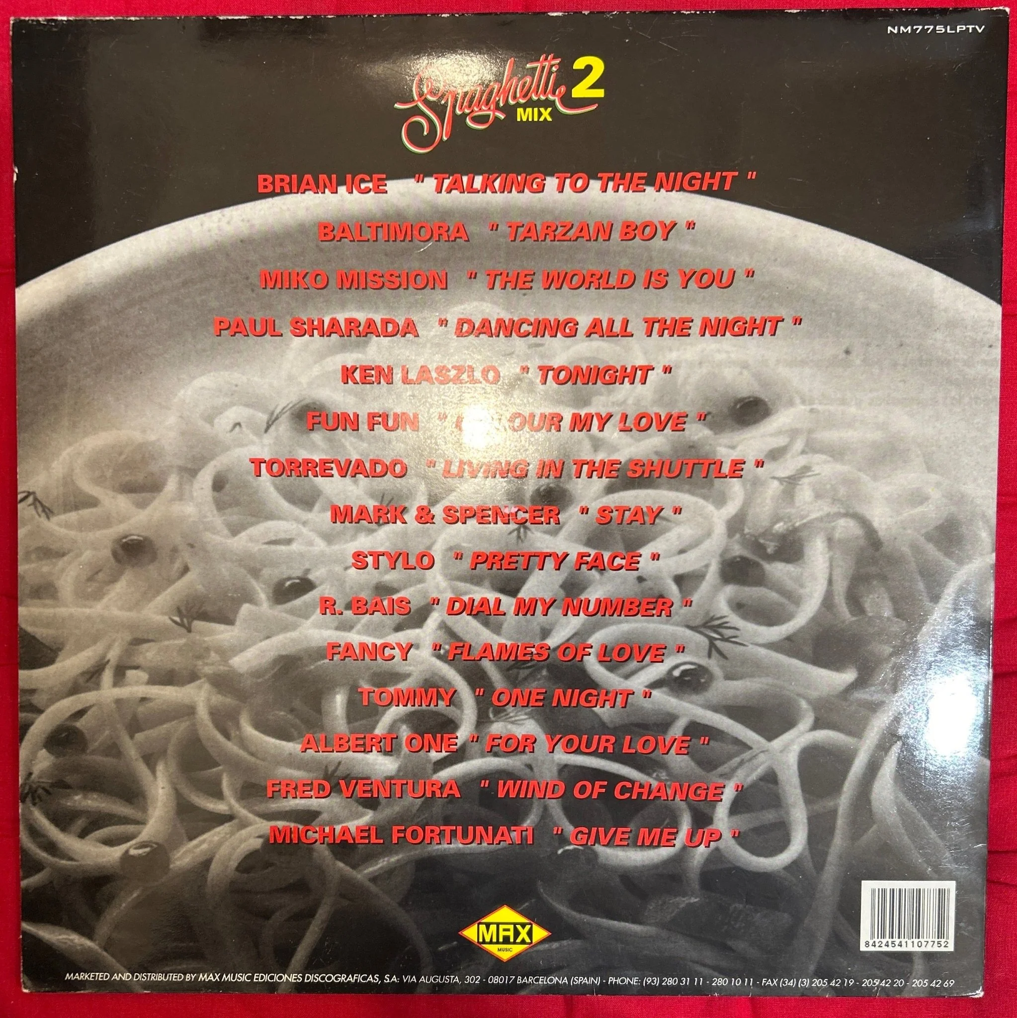 LP V/A ‎– Spaghetti Mix 2 2ª Mano - Image 2