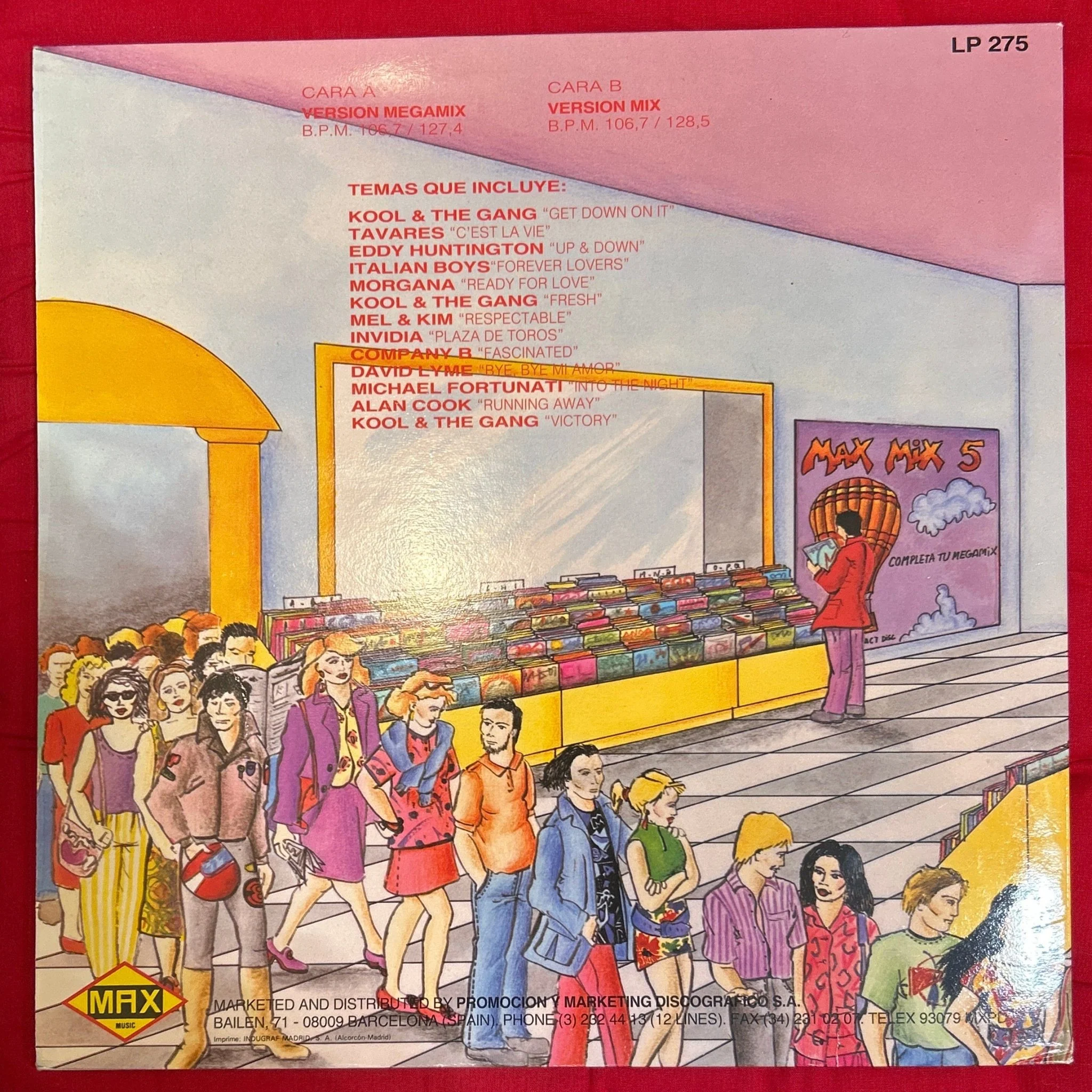 LP V/A ‎– Max Mix 5 (2ª Parte) 2ª mano - Image 2