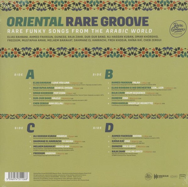 LP V/A - Oriental Rare Groove (Rare Funky Songs From The Arabic World) Nuevo precintado - Image 2