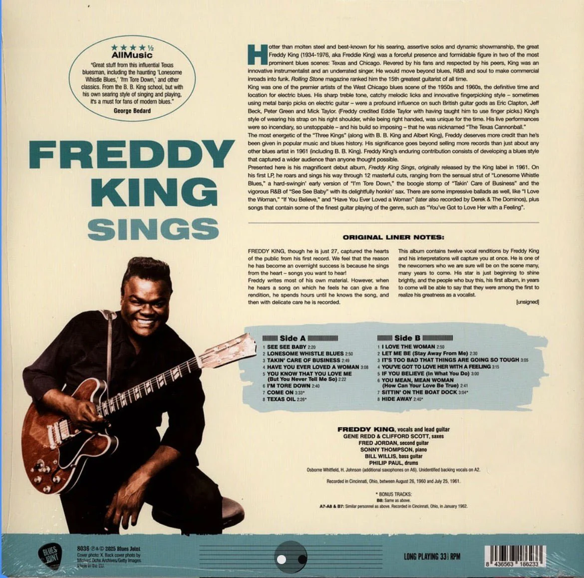 LP Freddie King – Freddy King Sings Nuevo precintado - Image 2