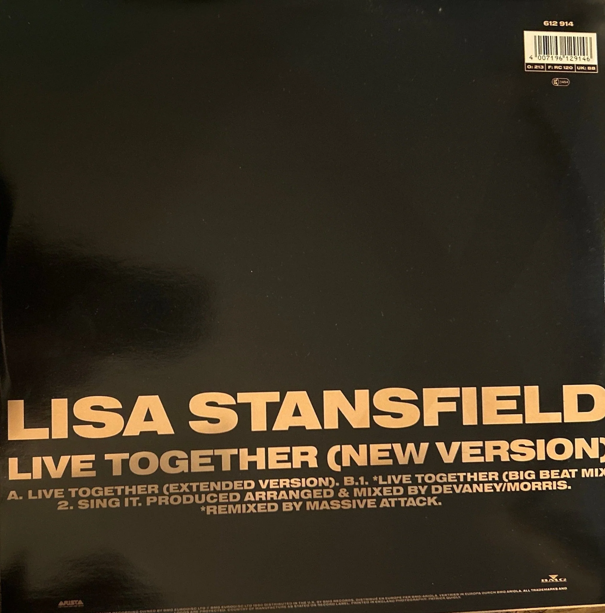 MAXISINGLE Lisa Stansfield ‎– Live Together (New Version) 2ª Mano (Producto exclusivo recogida en tienda) - Image 2