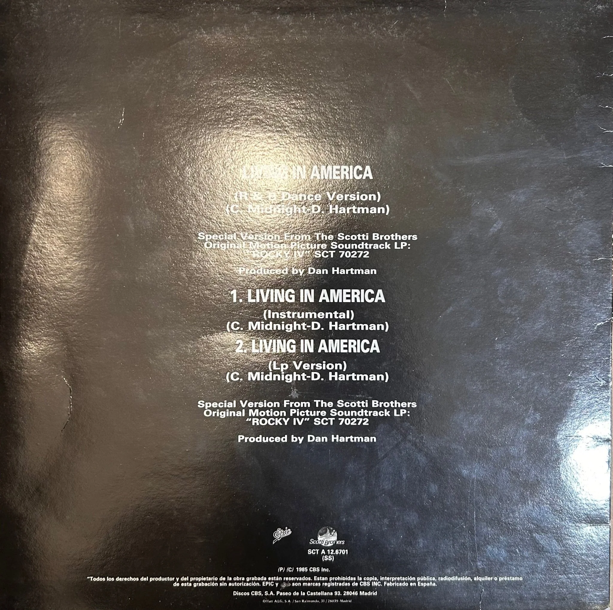 MAXISINGLE James Brown ‎– Living In America 2ª Mano (Producto exclusivo recogida en tienda) - Image 2