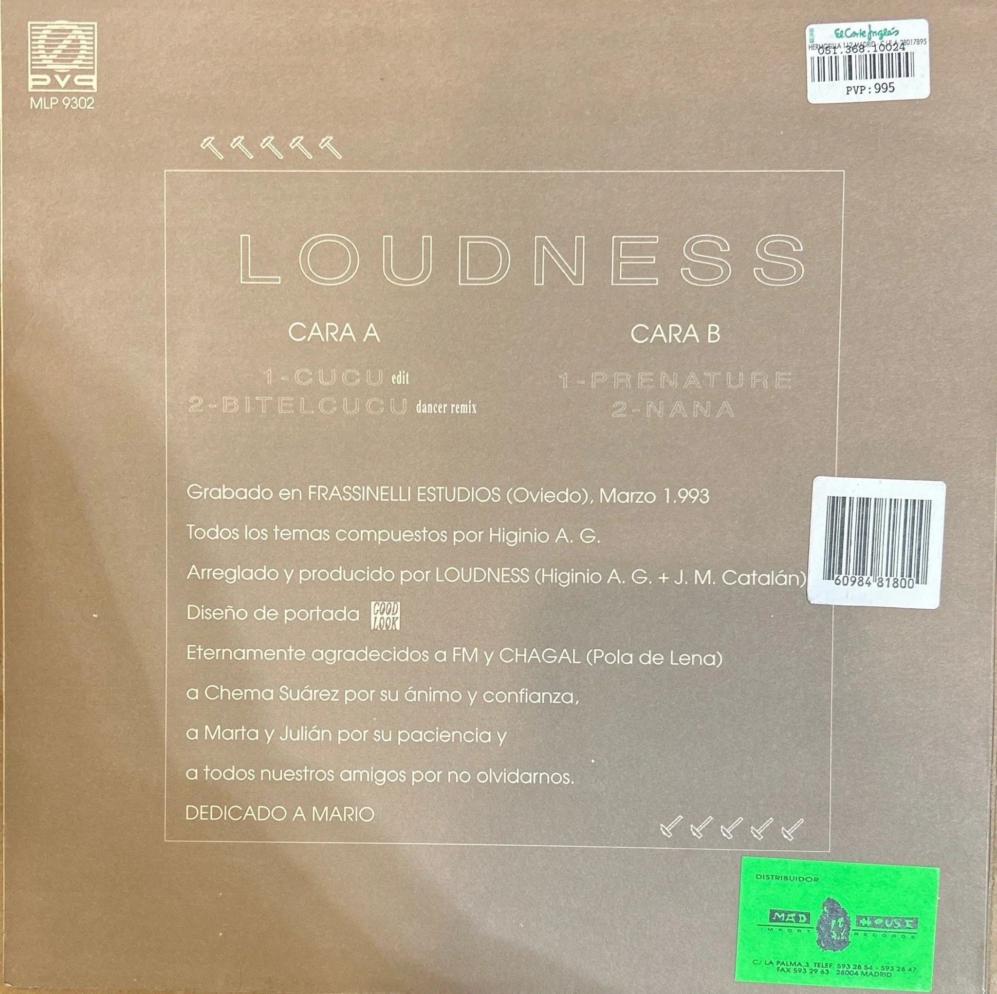 MAXISINGLE Loudness  ‎– Loudness 2ª Mano - Image 2