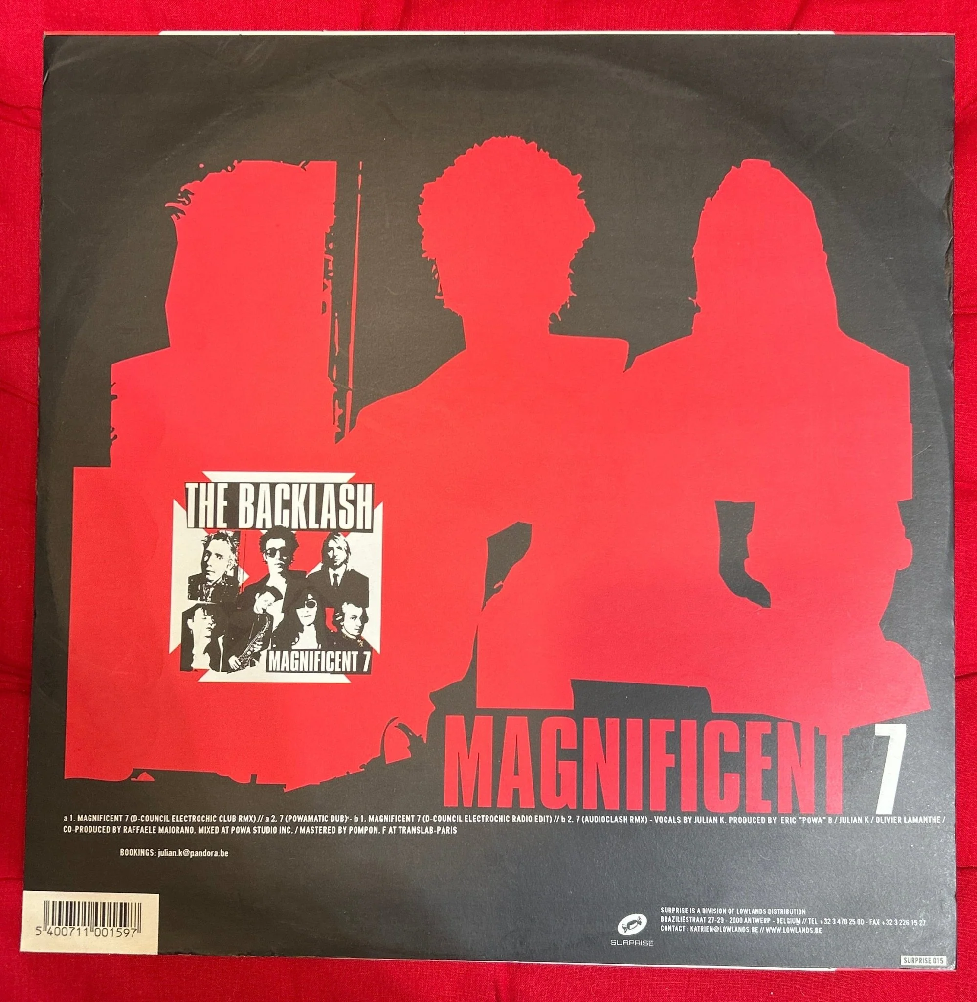 MAXISINGLE The Backlash ‎– Magnificent 7 2ª Mano - Image 2