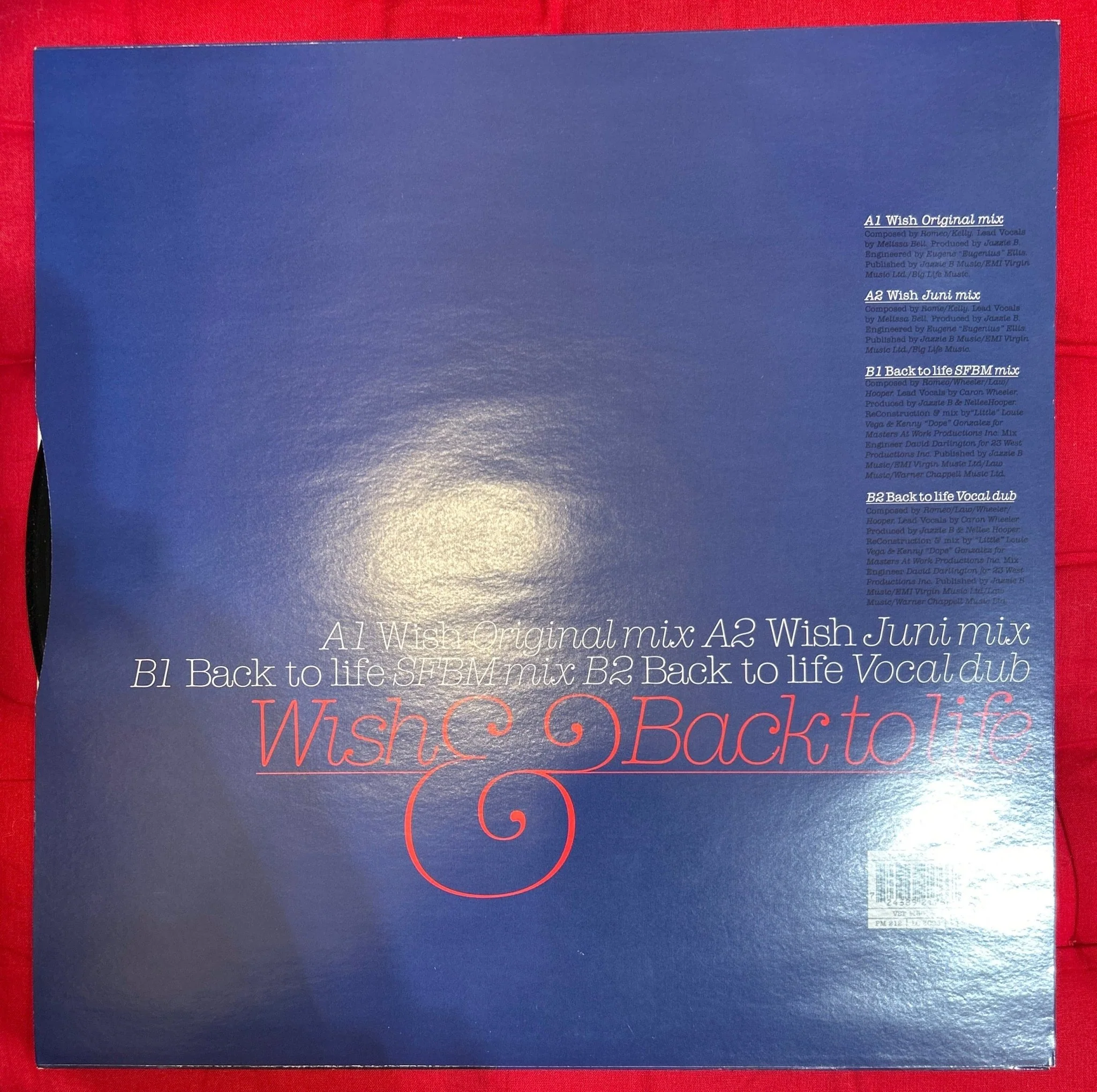 MAXISINGLE Soul II Soul ‎– Wish 2ª Mano - Image 2