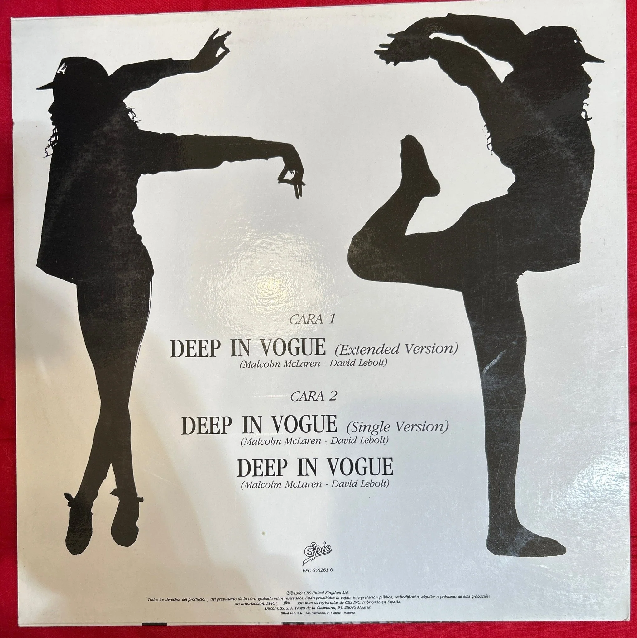 MAXISINGLE Malcolm McLaren ‎– Deep In Vogue 2ª Mano - Image 2