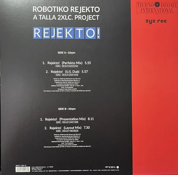 MAXISINGLE Robotiko Rejekto – Rejekto! 2ª Mano - Image 2
