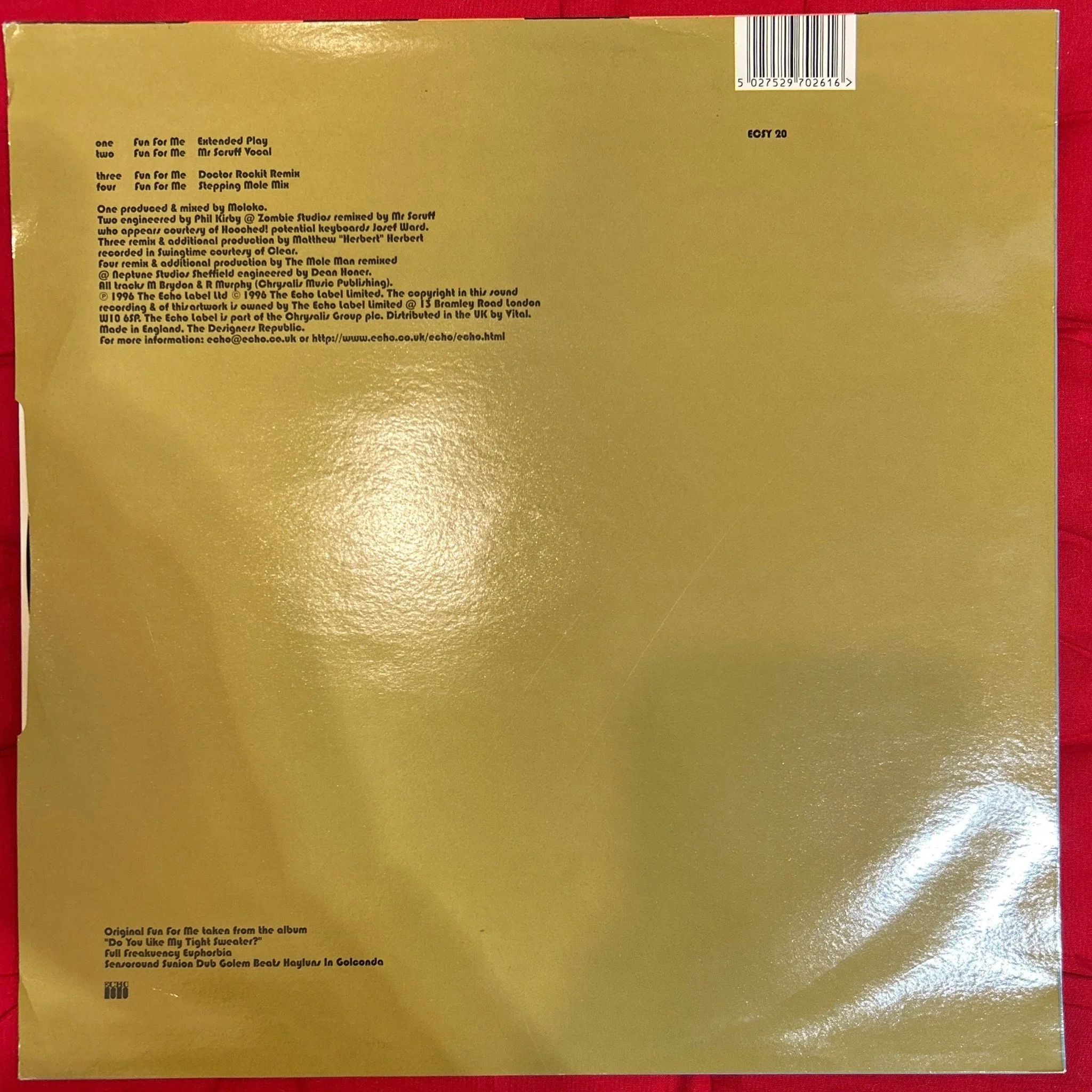 MAXISINGLE Moloko ‎– Fun For Me 2ª Mano - Image 2