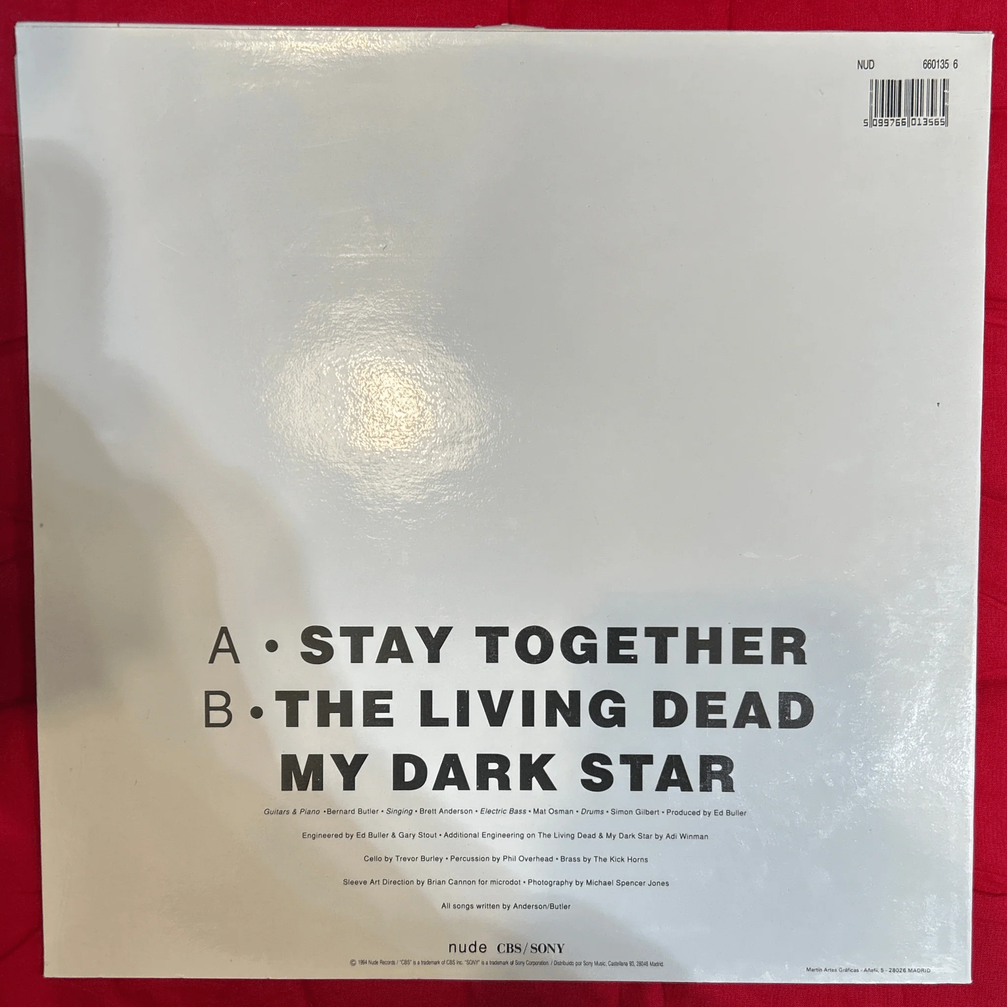MAXISINGLE Suede ‎– Stay Together 2ª Mano - Image 2