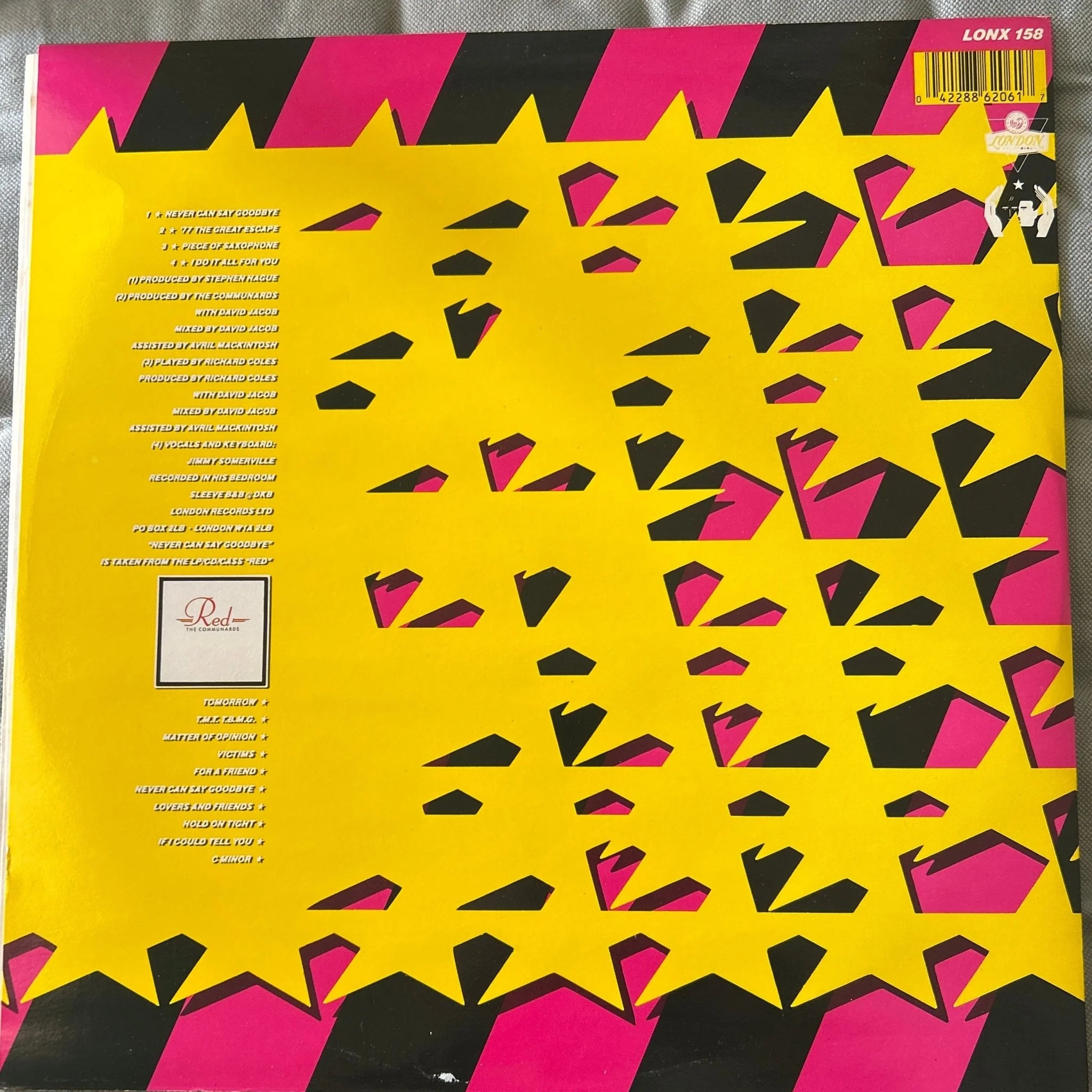 MAXISINGLE The Communards ‎– Never Can Say Goodbye 2ª Mano - Image 2