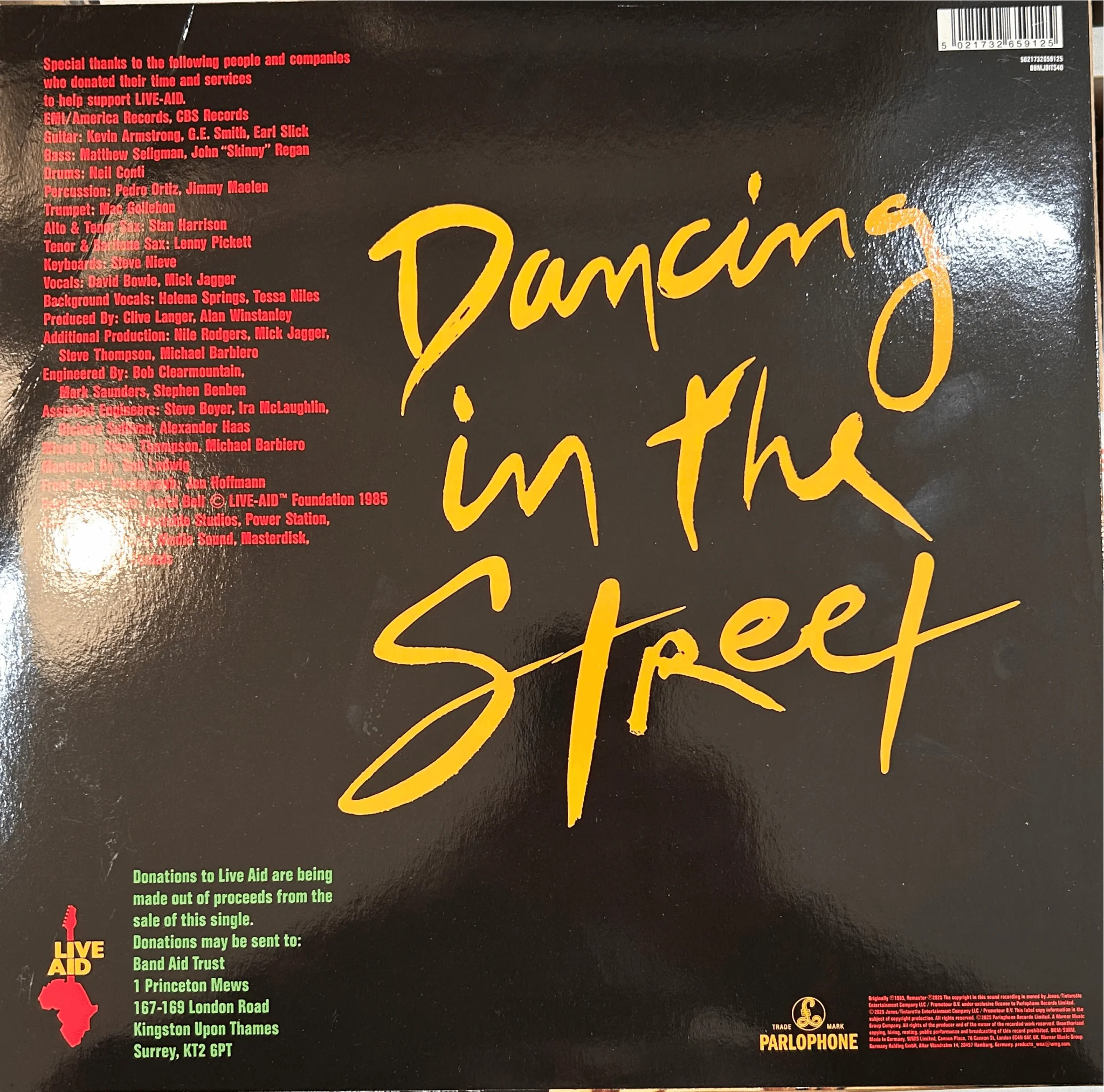 MAXISINGLE David Bowie & Mick Jagger ‎– Dancing In The Street 2ª Mano - Image 2