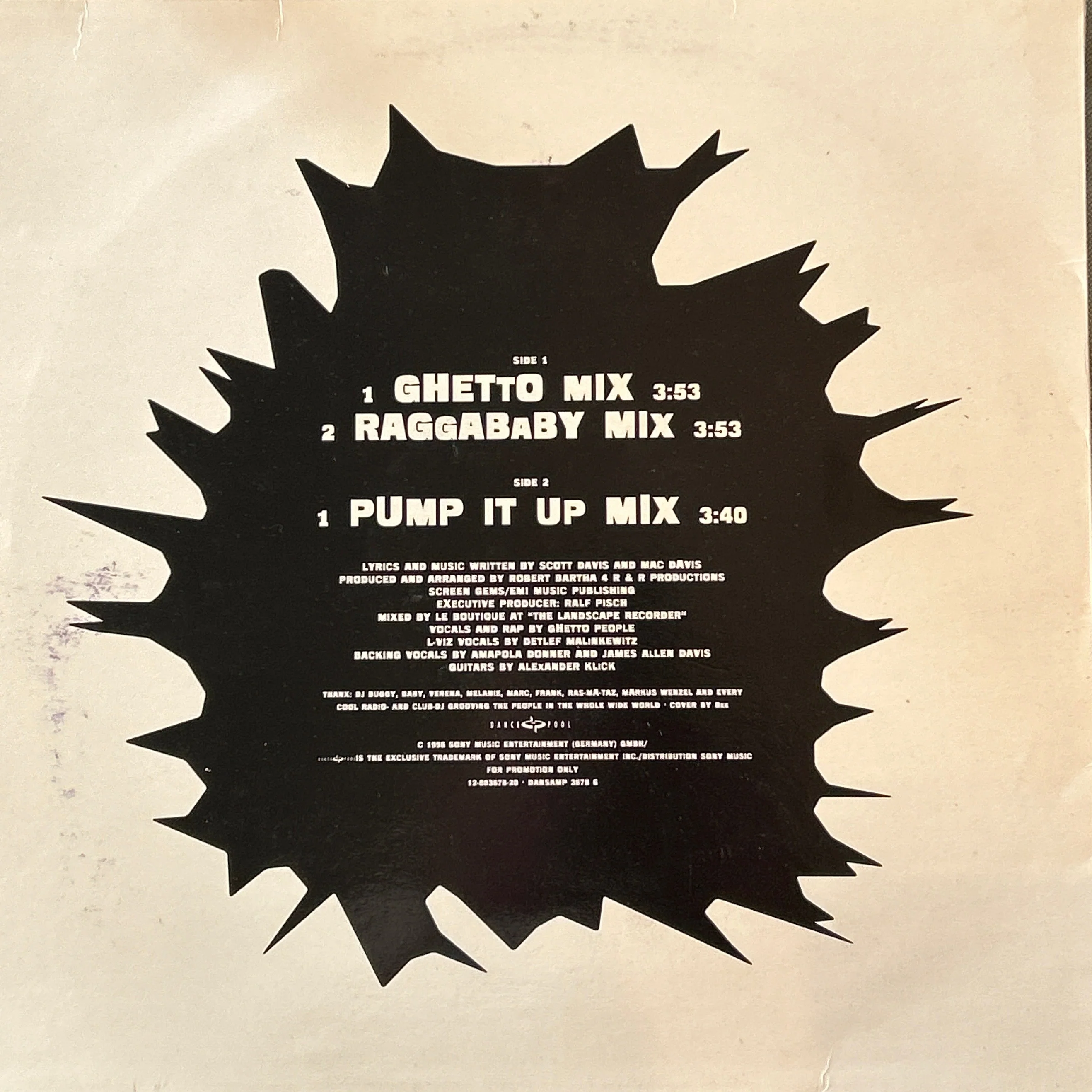 MAXISINGLE Ghetto People Feat. L-Viz ‎– In The Ghetto 2ª Mano (Producto exclusivo recogida en tienda) - Image 2