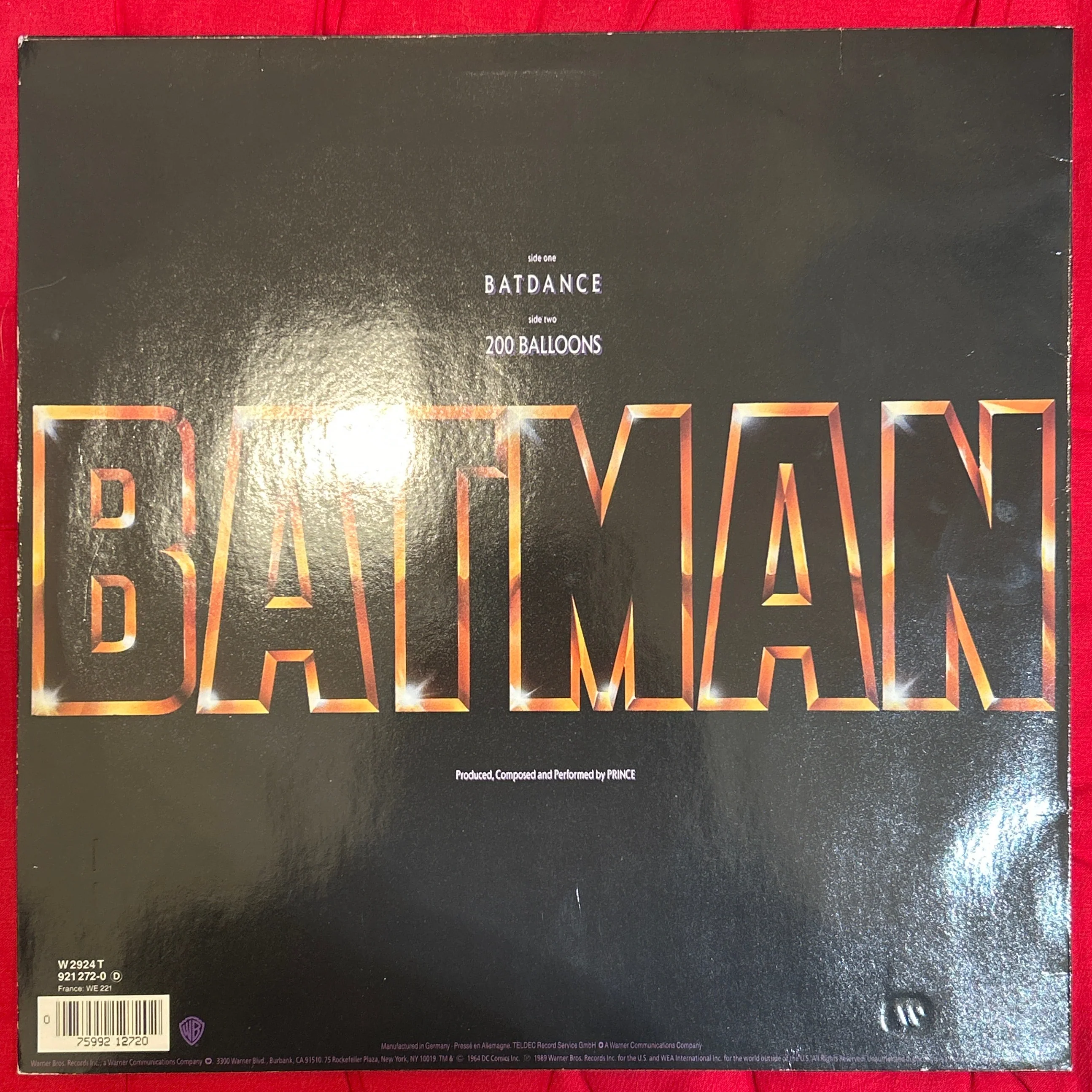 MAXISINGLE Prince – Batdance 2ª Mano (Producto exclusivo recogida en tienda) - Image 2
