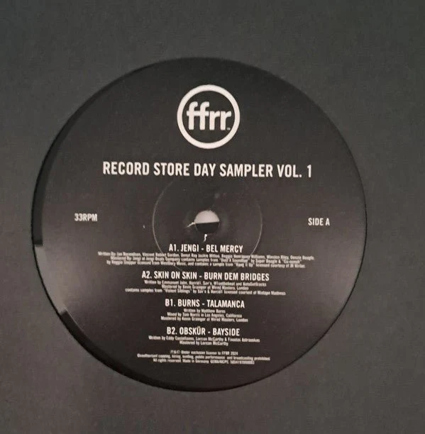 MAXISINGLE Various ‎– Record Store Day Sampler Vol. 1 Nuevo precintado - Image 2