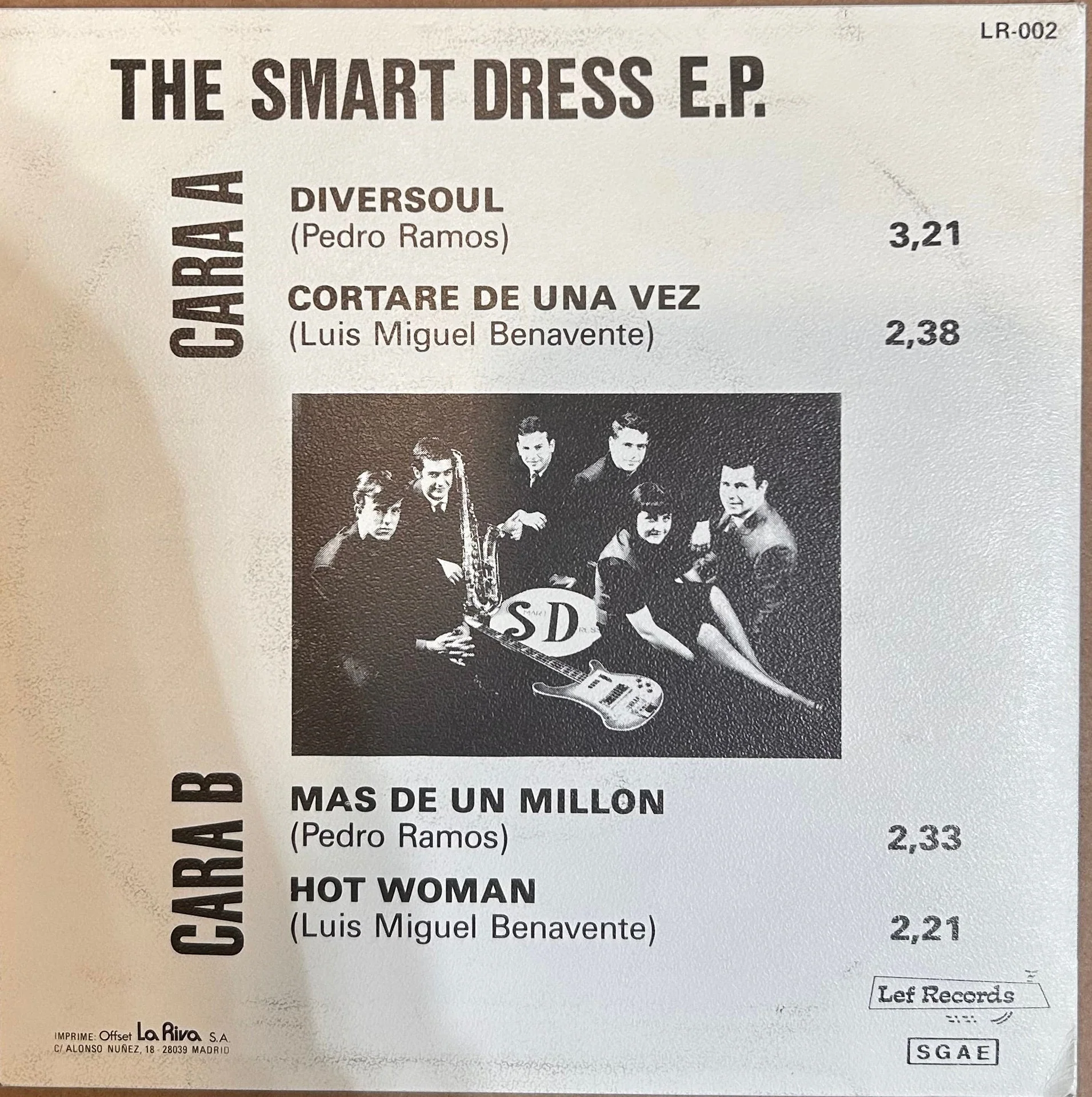 SINGLE Smart Dress ‎– Más De Un Millón 2ª Mano - Image 2