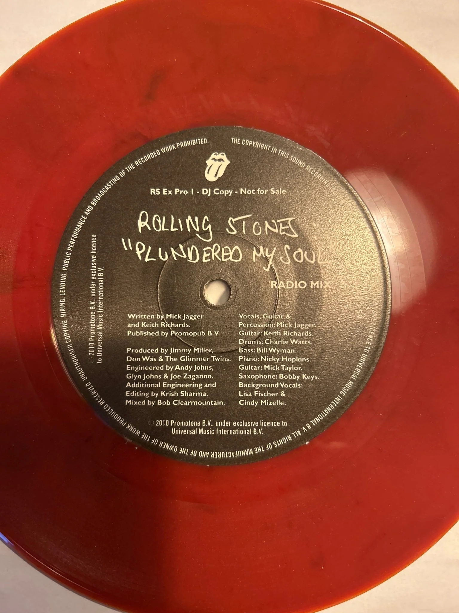 SINGLE The Rolling Stones – Plundered My Soul 2ª Mano - Image 3