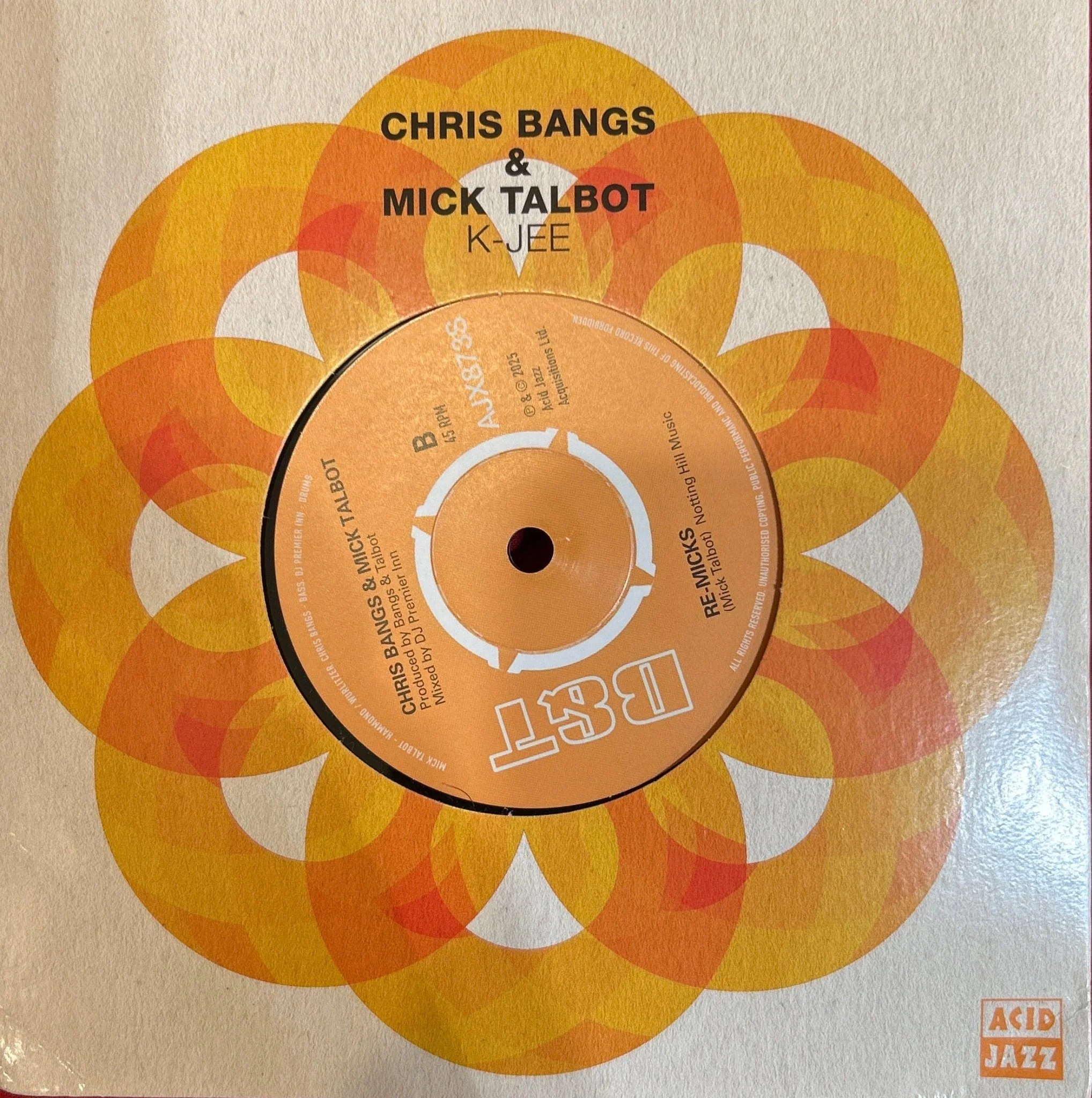 SINGLE Chris Bangs & Mick Talbot ‎– K-Jee 2ª Mano - Image 2