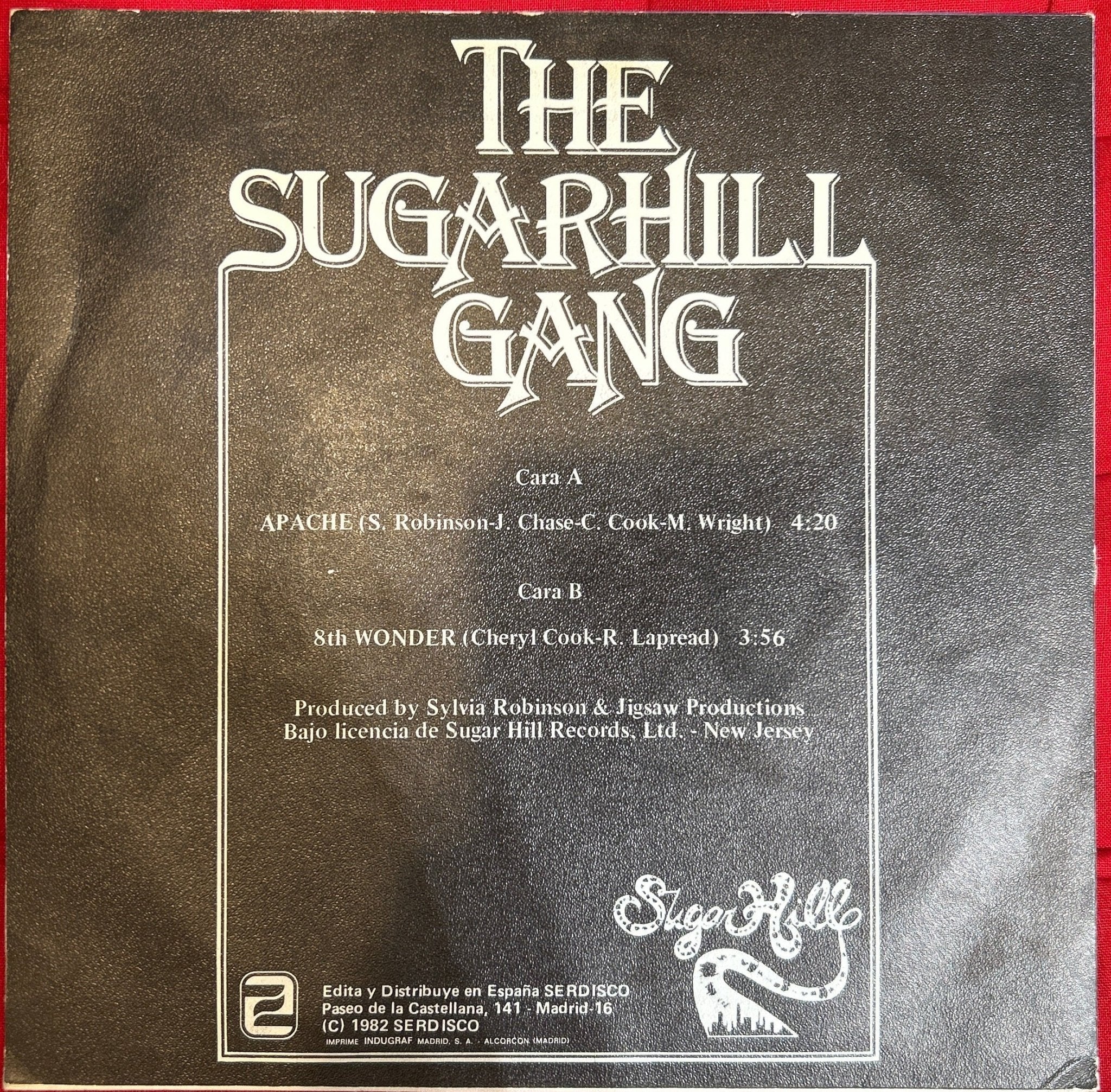 SINGLE Sugarhill Gang – Apache 2ª Mano - Image 2