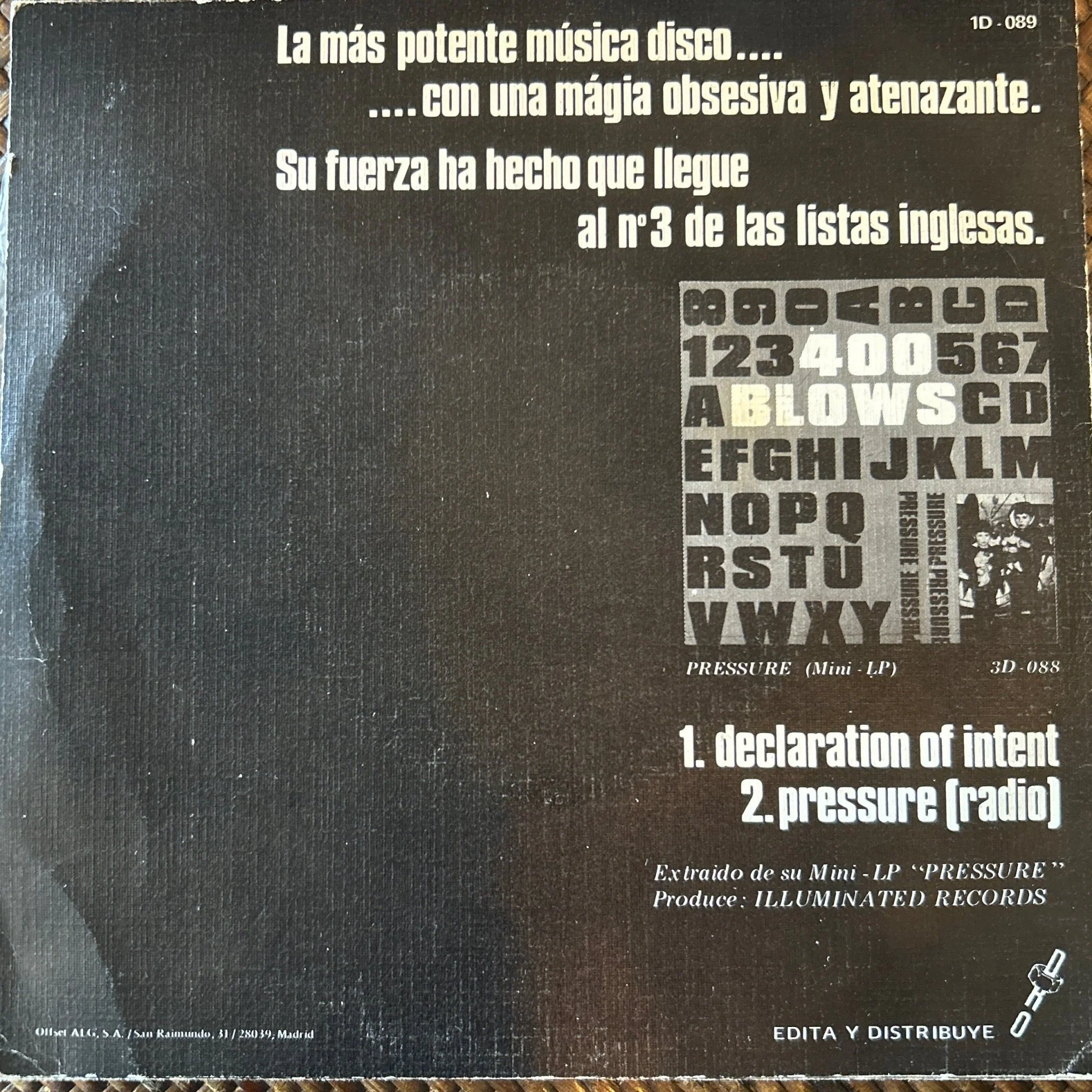 SINGLE 400 Blows – Declaration Of Inten 2ª Mano (Producto exclusivo recogida en tienda) - Image 2