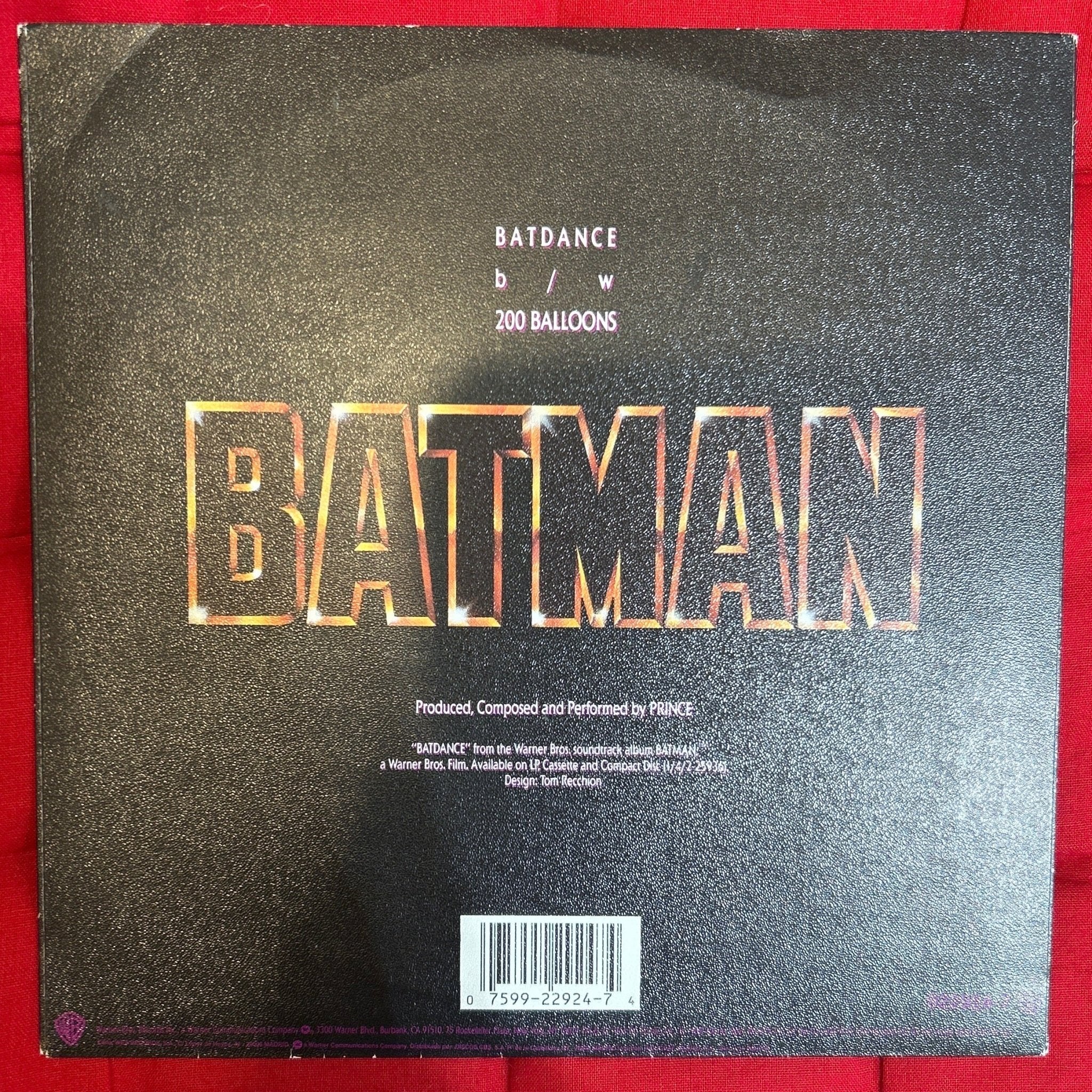 SINGLE Prince ‎– Batdance 2ª mano - Image 2