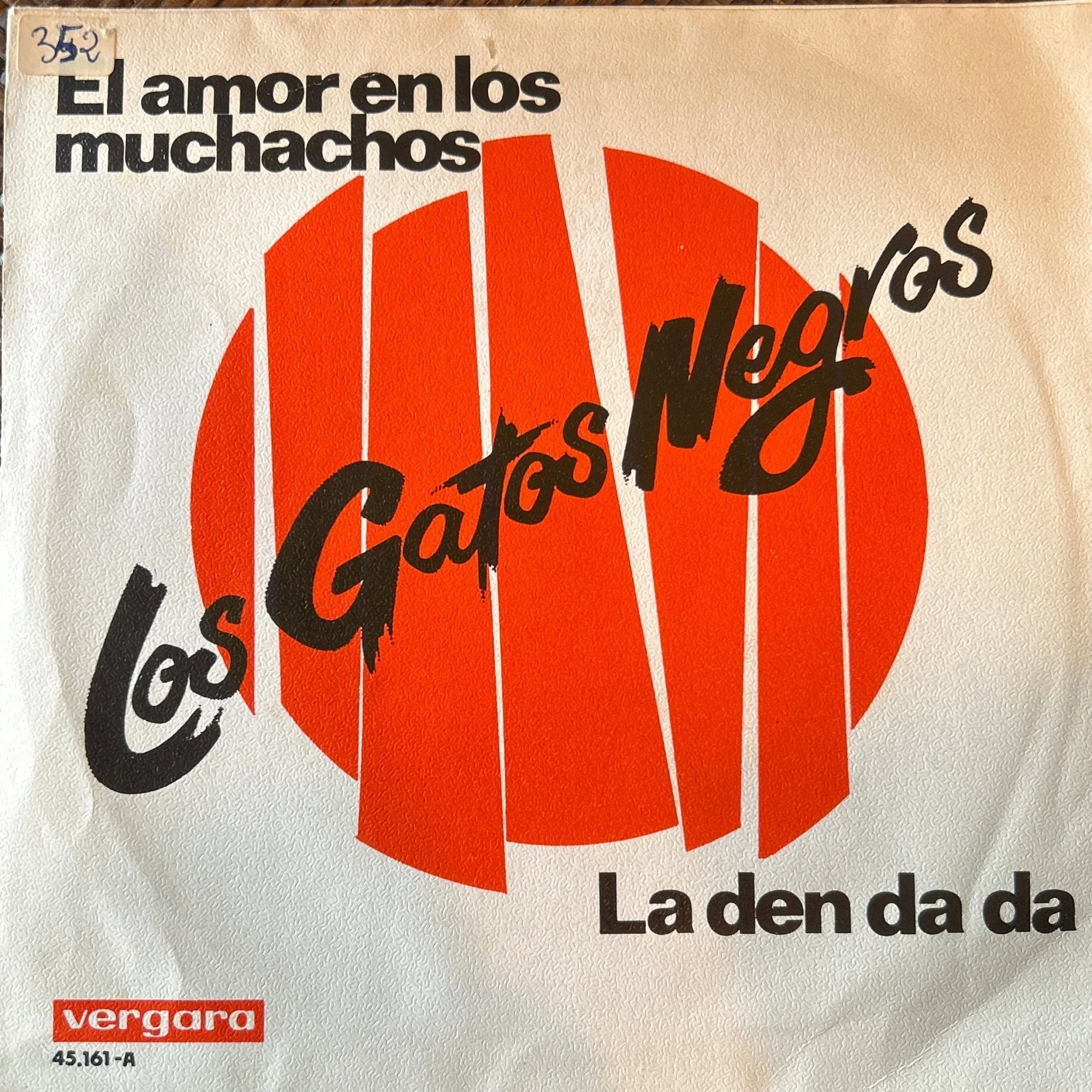 SINGLE Los Gatos Negros ‎– El Amor En Los Muchachos / La Den Da Da 2ª Mano - Image 2