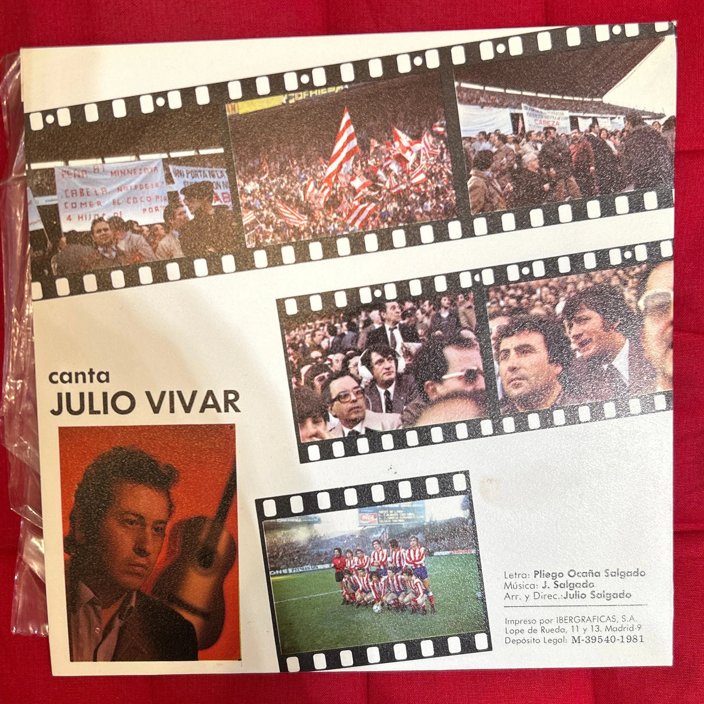 SINGLE Julio Vivar - Atleti y nadie mas 2ª mano - Image 2